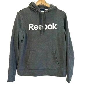 Reebok Womens Grey Hoodie Pullover Size Medium